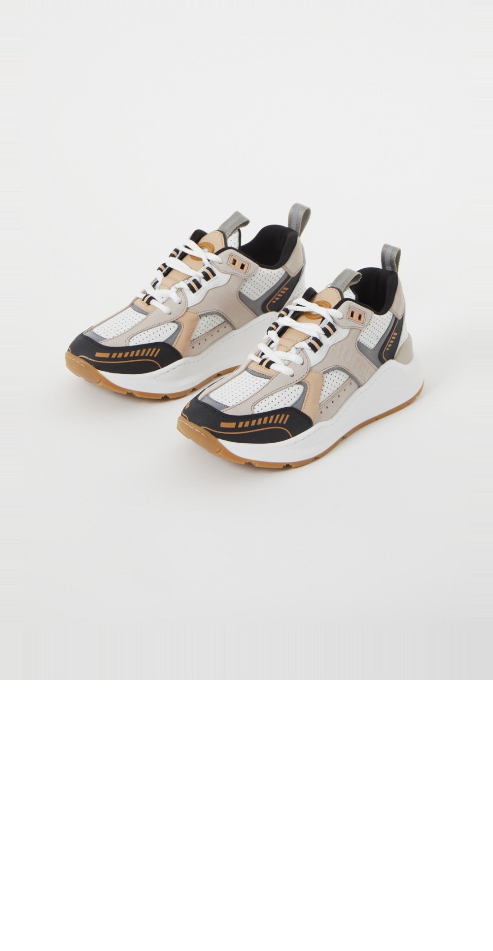 미러급레플리카사이트 | 명품레플리카 전문 쇼핑몰  | A퀄리티 - 로고 엠보싱 레더 나일론 스니커즈 80657371 > 버버리