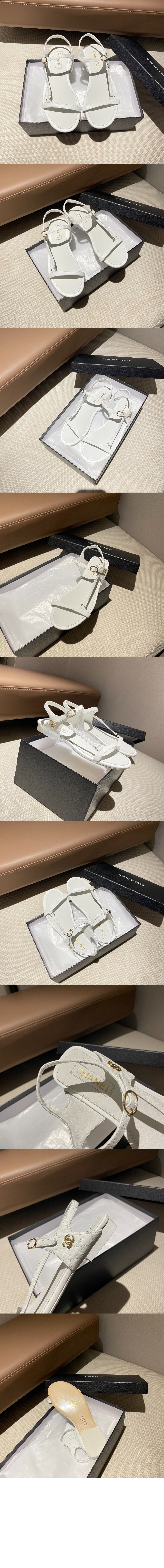 미러급레플리카사이트 | 명품레플리카 전문 쇼핑몰  | A퀄리티 - CC로고 스트랩 샌들 G46422 > 샤넬