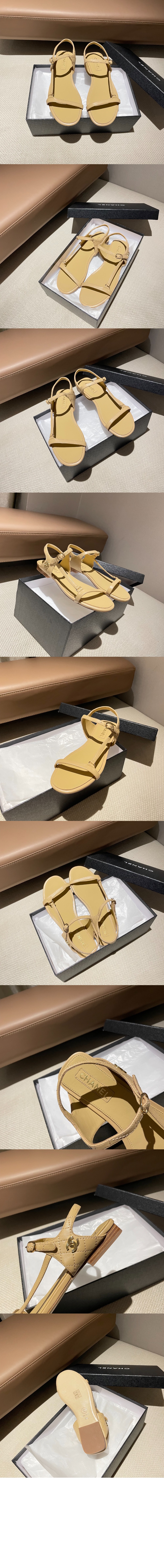 미러급레플리카사이트 | 명품레플리카 전문 쇼핑몰  | A퀄리티 - CC로고 스트랩 샌들 G46422 > 샤넬