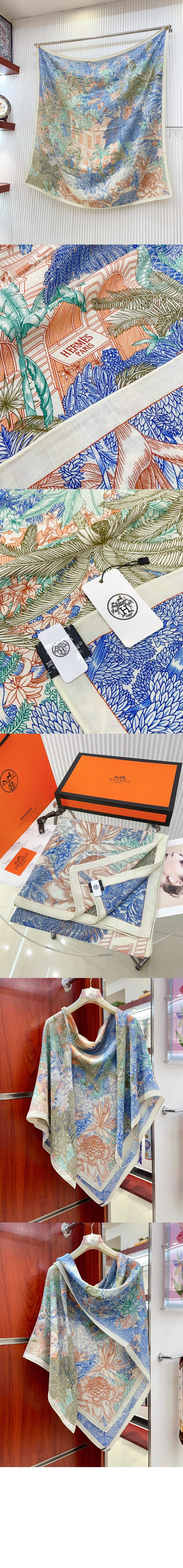 미러급레플리카사이트 | 명품레플리카 전문 쇼핑몰  | A퀄리티 - Faubourg Tropical 숄 140 &gt; 에르메스