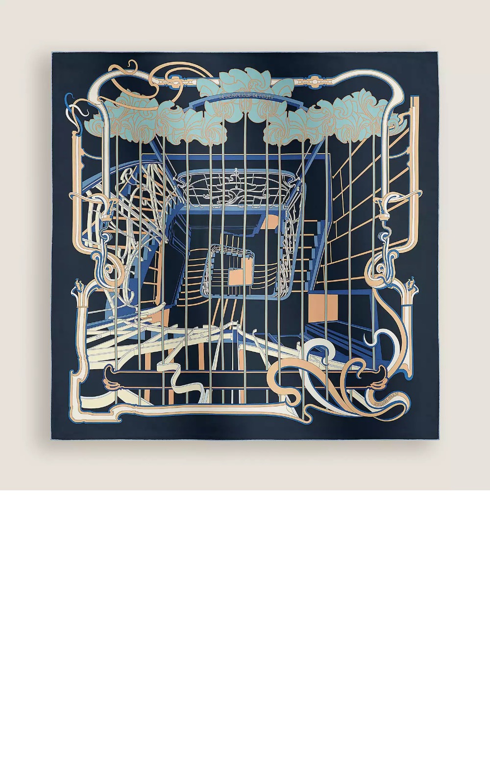 미러급레플리카사이트 | 명품레플리카 전문 쇼핑몰  | A퀄리티 - La Ligne Coup de Fouet 스카프 90 > 에르메스