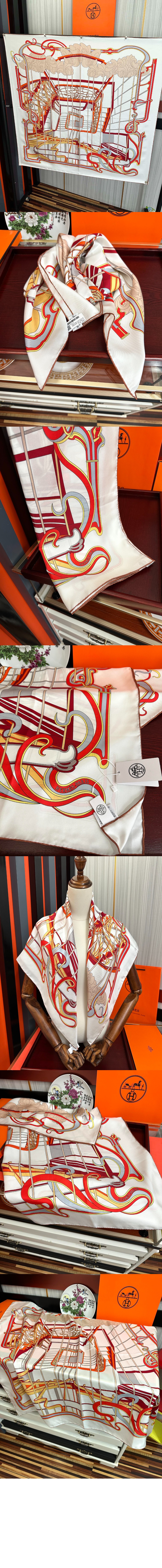 미러급레플리카사이트 | 명품레플리카 전문 쇼핑몰  | A퀄리티 - La Ligne Coup de Fouet 스카프 90 &gt; 에르메스