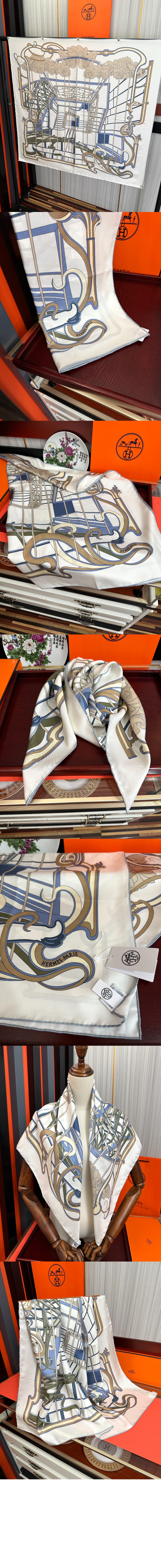 미러급레플리카사이트 | 명품레플리카 전문 쇼핑몰  | A퀄리티 - La Ligne Coup de Fouet 스카프 90 &gt; 에르메스