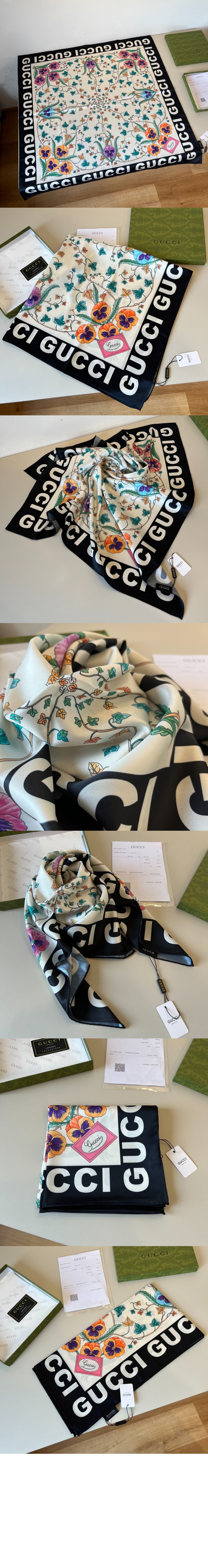 미러급레플리카사이트 | 명품레플리카 전문 쇼핑몰  | A퀄리티 - 플라워 프린트 실크 스카프 743876 &gt; 구찌
