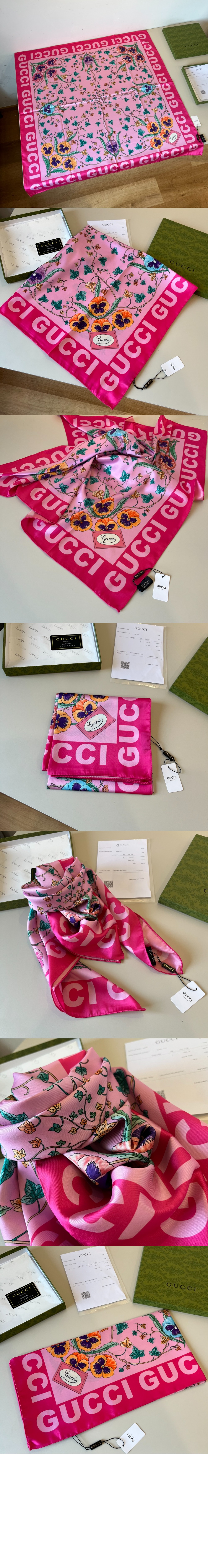 미러급레플리카사이트 | 명품레플리카 전문 쇼핑몰  | A퀄리티 - 플로럴 프린트 실크 스카프 743876 &gt; 구찌