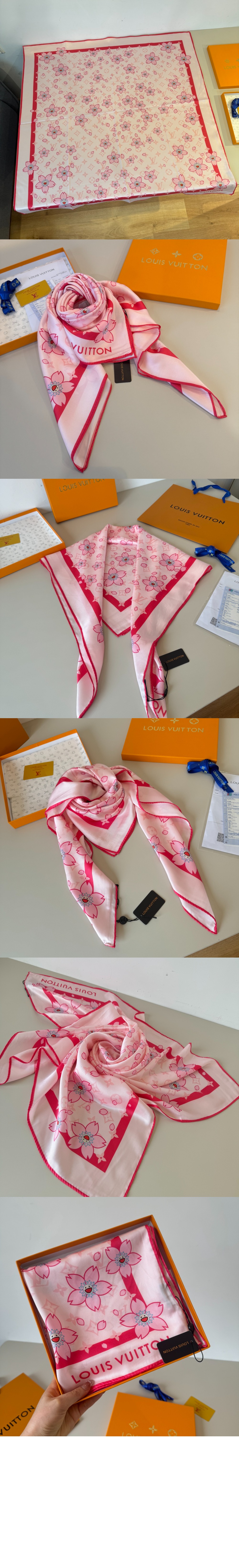 미러급레플리카사이트 | 명품레플리카 전문 쇼핑몰  | A퀄리티 - LV x TM 모노그램 체리 블라썸 스퀘어 90 M94964 &gt; 루이비통