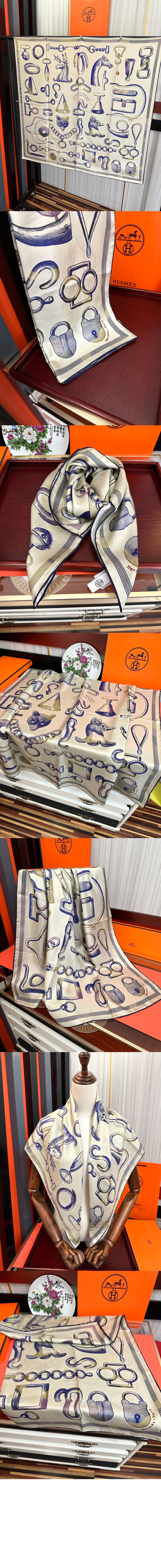 미러급레플리카사이트 | 명품레플리카 전문 쇼핑몰  | A퀄리티 - Inventaire Poetique pour un Conte Sellier  스카프 90 &gt; 에르메스