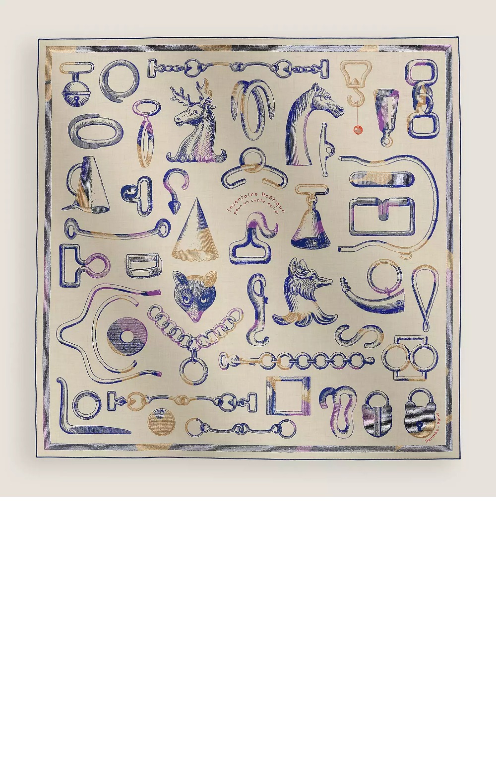 미러급레플리카사이트 | 명품레플리카 전문 쇼핑몰  | A퀄리티 - Inventaire Poetique pour un Conte Sellier  스카프 90 &gt; 에르메스