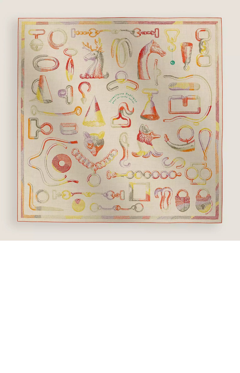 미러급레플리카사이트 | 명품레플리카 전문 쇼핑몰  | A퀄리티 - Inventaire Poetique pour un Conte Sellier  스카프 90 &gt; 에르메스