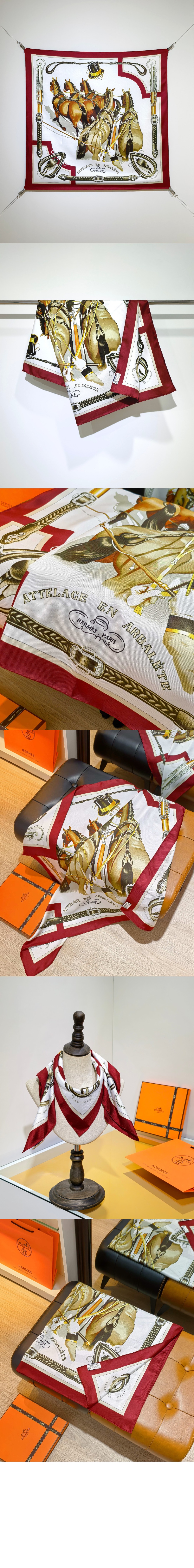 미러급레플리카사이트 | 명품레플리카 전문 쇼핑몰  | A퀄리티 - Attelage en Arbalete 포에버 스카프 90 &gt; 에르메스