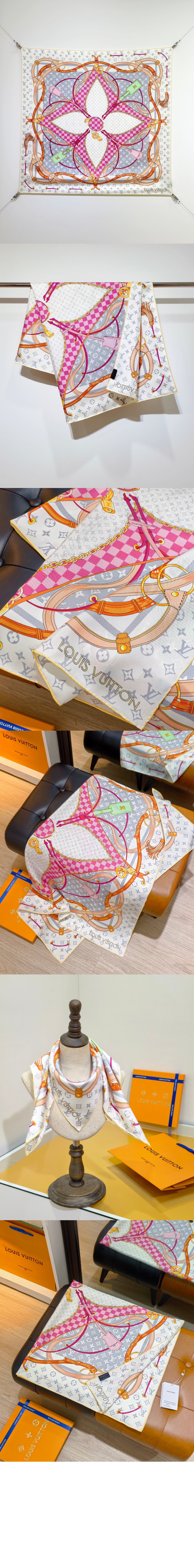 미러급레플리카사이트 | 명품레플리카 전문 쇼핑몰  | A퀄리티 - 플라워 앤드 스트랩 스퀘어 90 &gt; 루이비통