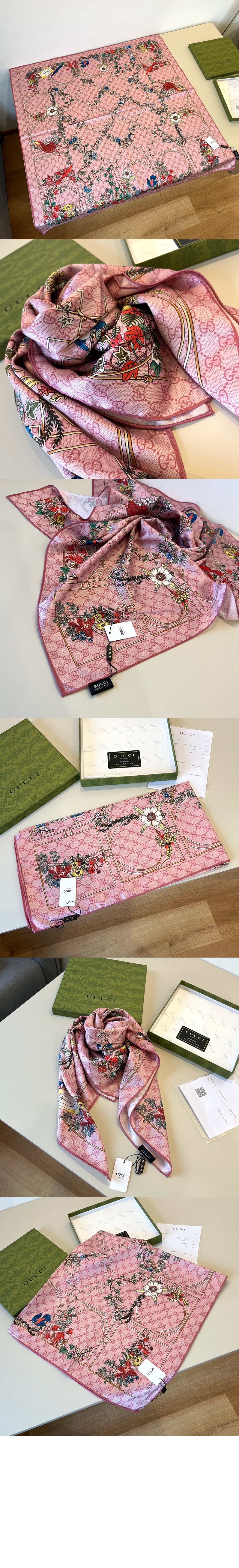 미러급레플리카사이트 | 명품레플리카 전문 쇼핑몰  | A퀄리티 - 프린트 실크 트윌 까레 777066 &gt; 구찌