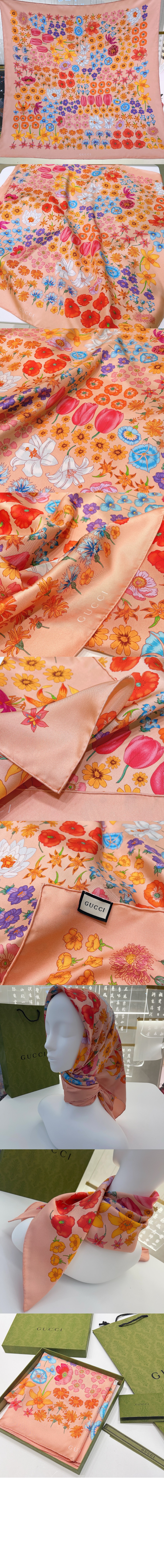 미러급레플리카사이트 | 명품레플리카 전문 쇼핑몰  | A퀄리티 - 프린트 실크 까레 786258 &gt; 구찌