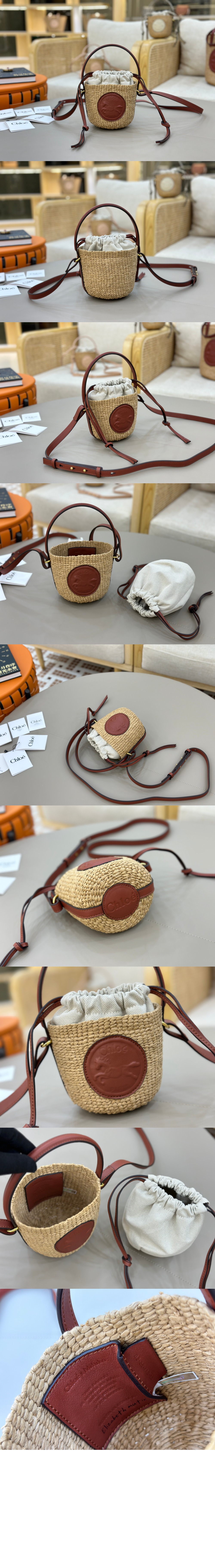 미러급레플리카사이트 | 명품레플리카 전문 쇼핑몰  | A퀄리티 - 천연 섬유 소재의 스몰 Horse Medal 바스켓 SS592 &gt; 끌로에