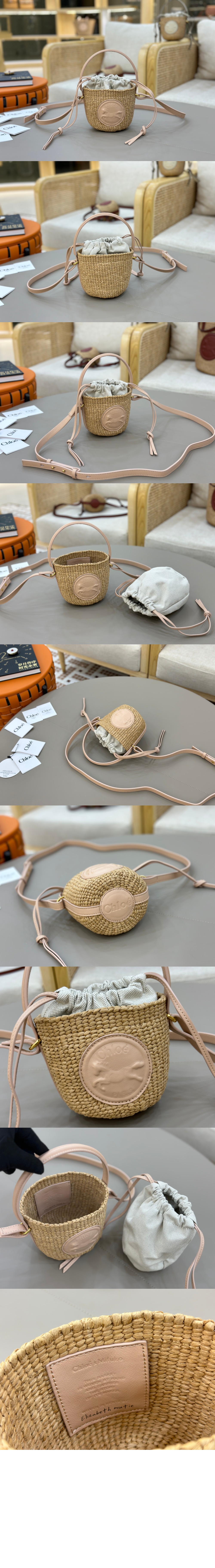 미러급레플리카사이트 | 명품레플리카 전문 쇼핑몰  | A퀄리티 - 천연 섬유 소재의 스몰 Horse Medal 바스켓 SS592 &gt; 끌로에