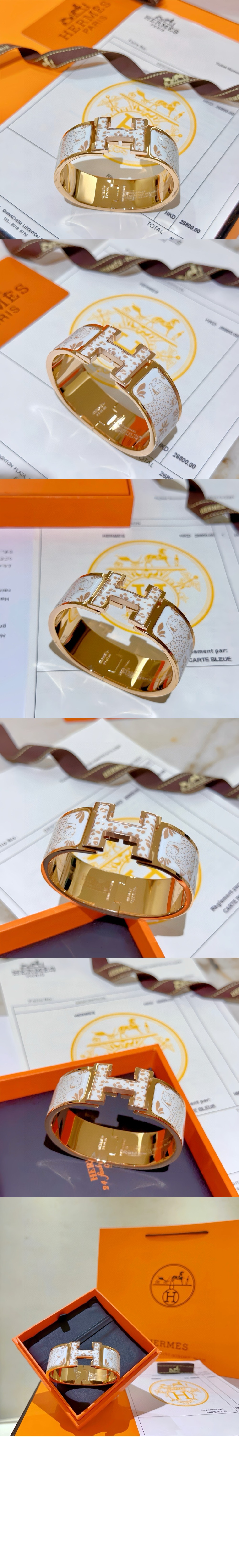 미러급레플리카사이트 | 명품레플리카 전문 쇼핑몰  | A퀄리티 - Clic Clac H Les Leopards 팔찌 &gt; 에르메스