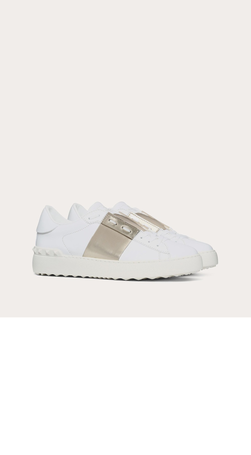 미러급레플리카사이트 | 명품레플리카 전문 쇼핑몰  | A퀄리티 - 메탈릭 밴드 디테일 오픈 스니커즈 &gt; 발렌티노