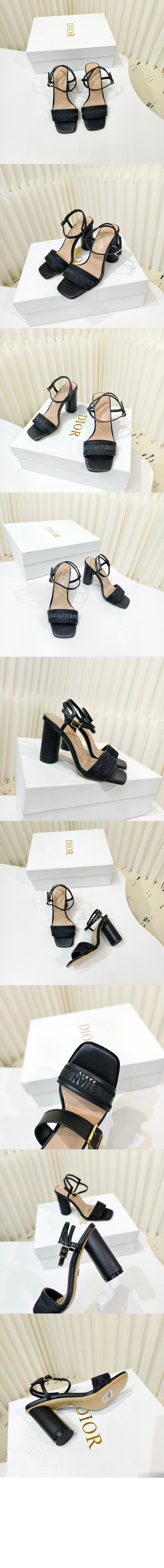 미러급레플리카사이트 | 명품레플리카 전문 쇼핑몰  | A퀄리티 - 양가죽 자수 새틴 힐 샌들 KCQ89 &gt; 디올