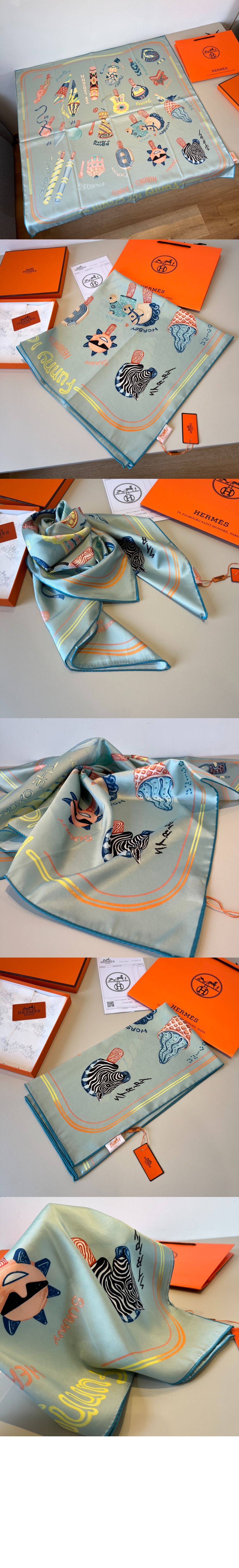 미러급레플리카사이트 | 명품레플리카 전문 쇼핑몰  | A퀄리티 - Funny Ice Cream 스카프 90 &gt; 에르메스