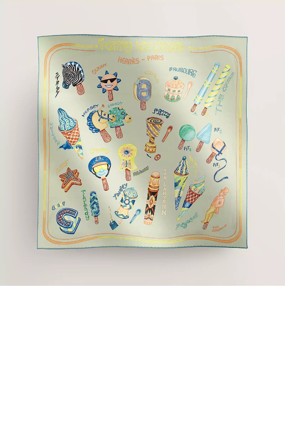 미러급레플리카사이트 | 명품레플리카 전문 쇼핑몰  | A퀄리티 - Funny Ice Cream 스카프 90 &gt; 에르메스
