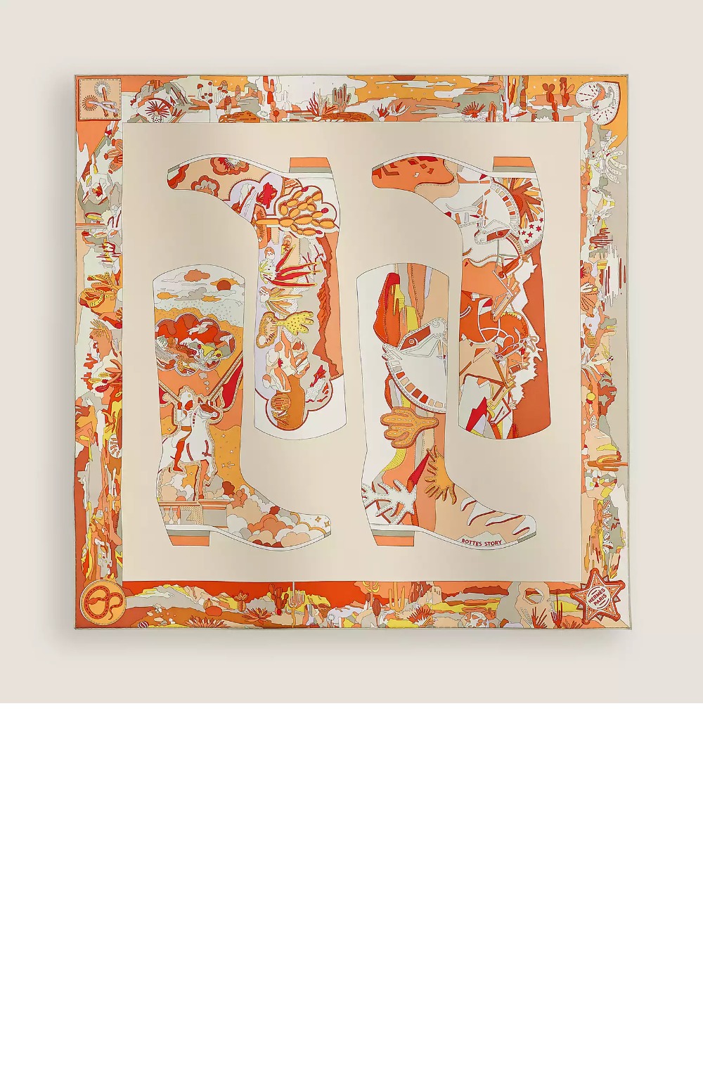 미러급레플리카사이트 | 명품레플리카 전문 쇼핑몰  | A퀄리티 - Bottes Story 스카프 90 &gt; 에르메스