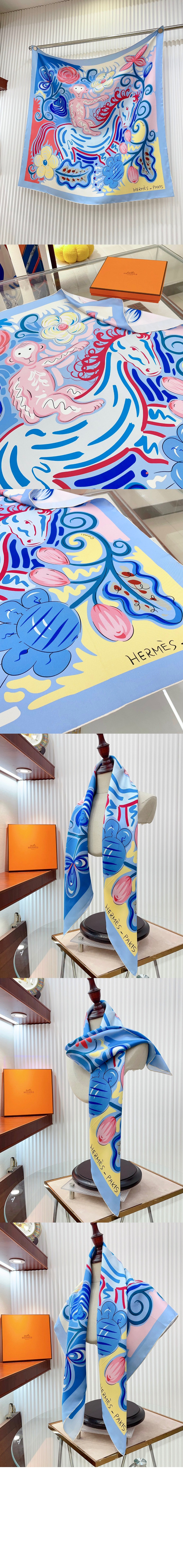 미러급레플리카사이트 | 명품레플리카 전문 쇼핑몰  | A퀄리티 - Le Cheval de Kazumi 스카프 90 &gt; 에르메스