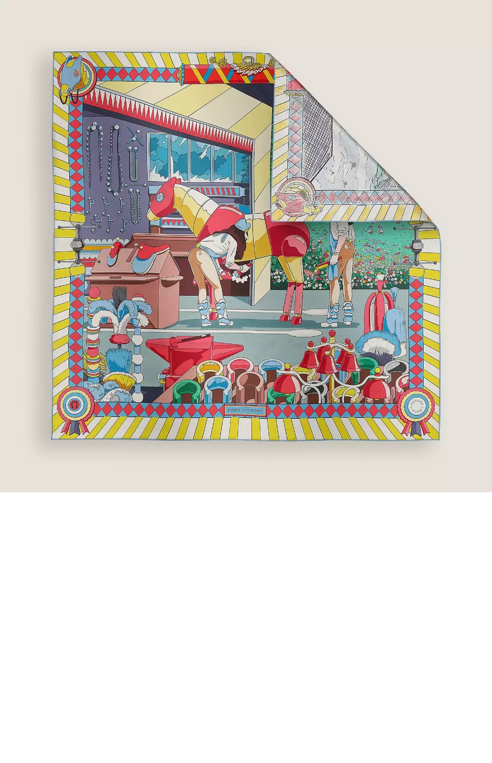 미러급레플리카사이트 | 명품레플리카 전문 쇼핑몰  | A퀄리티 - Pony Pit Stop 더블 페이스 스카프 90 &gt; 에르메스