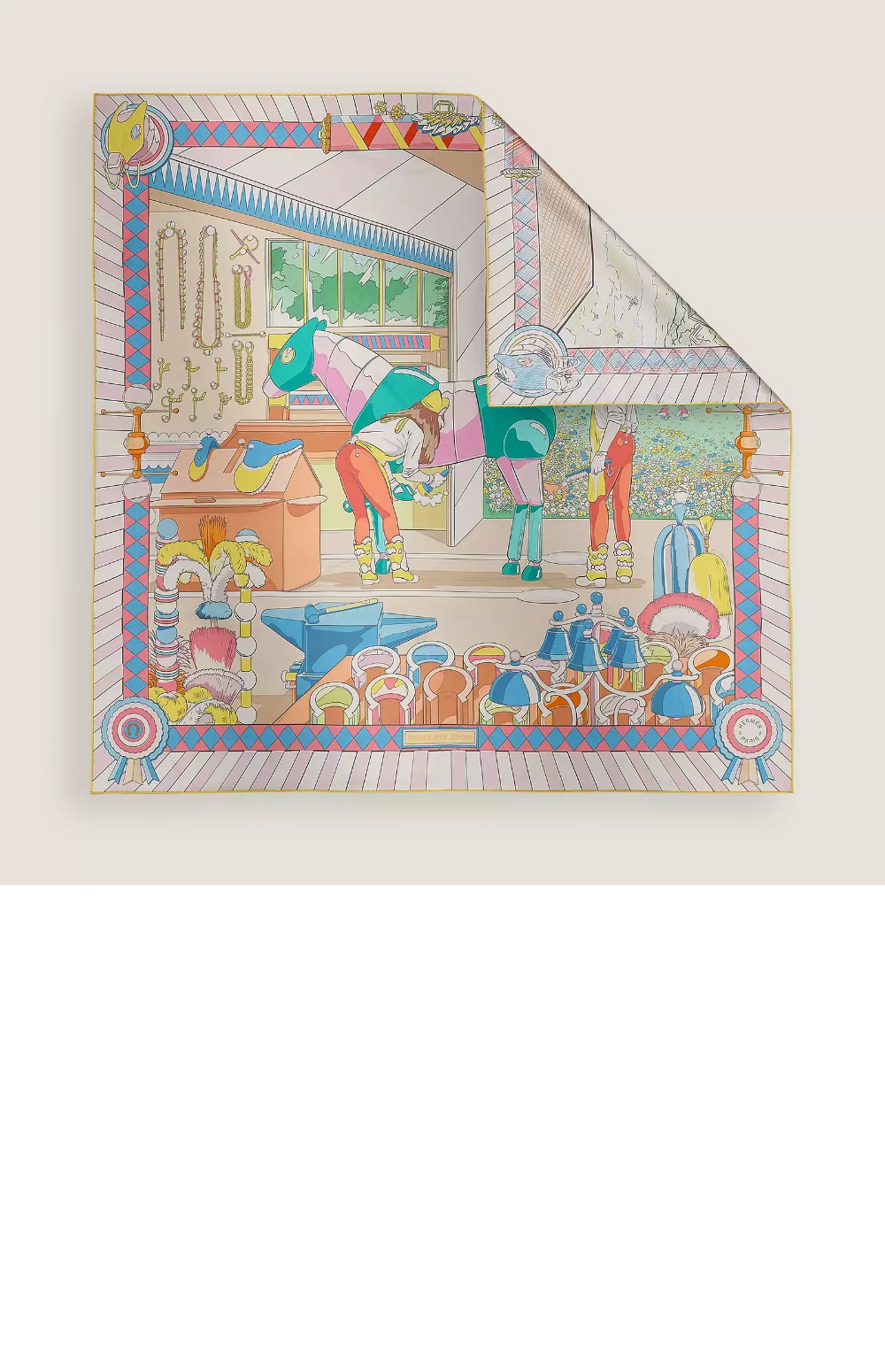 미러급레플리카사이트 | 명품레플리카 전문 쇼핑몰  | A퀄리티 - Pony Pit Stop 더블 페이스 스카프 90 &gt; 에르메스