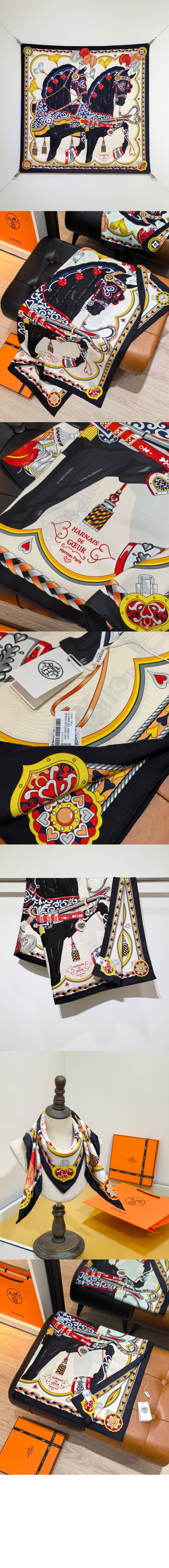 미러급레플리카사이트 | 명품레플리카 전문 쇼핑몰  | A퀄리티 - Harnais de Coeur 스카프 90 &gt; 에르메스