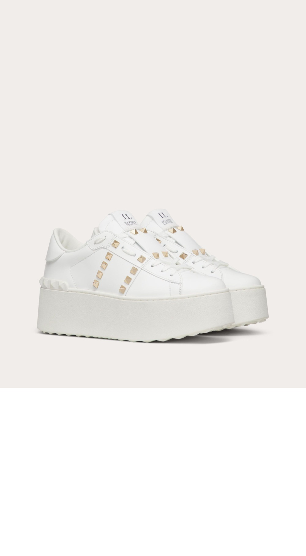 미러급레플리카사이트 | 명품레플리카 전문 쇼핑몰  | A퀄리티 - 락스터드 언타이틀드 송아지 가죽 플랫폼 스니커즈 &gt; 발렌티노