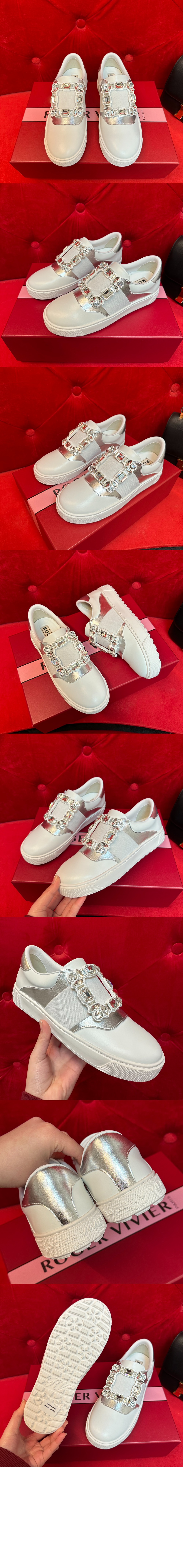 미러급레플리카사이트 | 명품레플리카 전문 쇼핑몰  | A퀄리티 - 다이아몬드 버클 가죽 스니커즈 6873 > 로저비비에