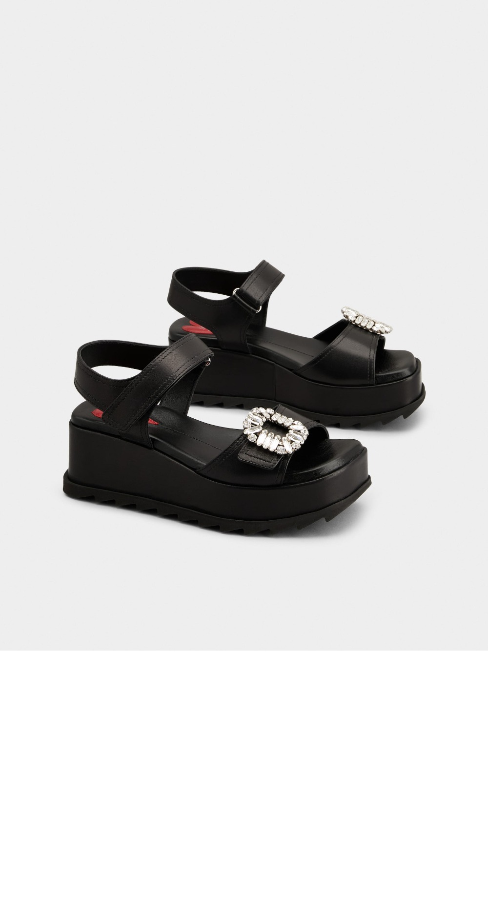 미러급레플리카사이트 | 명품레플리카 전문 쇼핑몰  | A퀄리티 - 슬라이디 비브 가죽 웨지 샌들 7754 &gt; 로저비비에