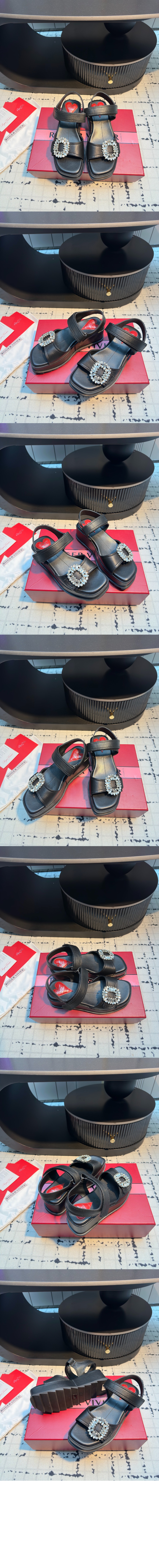 미러급레플리카사이트 | 명품레플리카 전문 쇼핑몰  | A퀄리티 - 슬라이디 비브 가죽 웨지 샌들 7754 &gt; 로저비비에