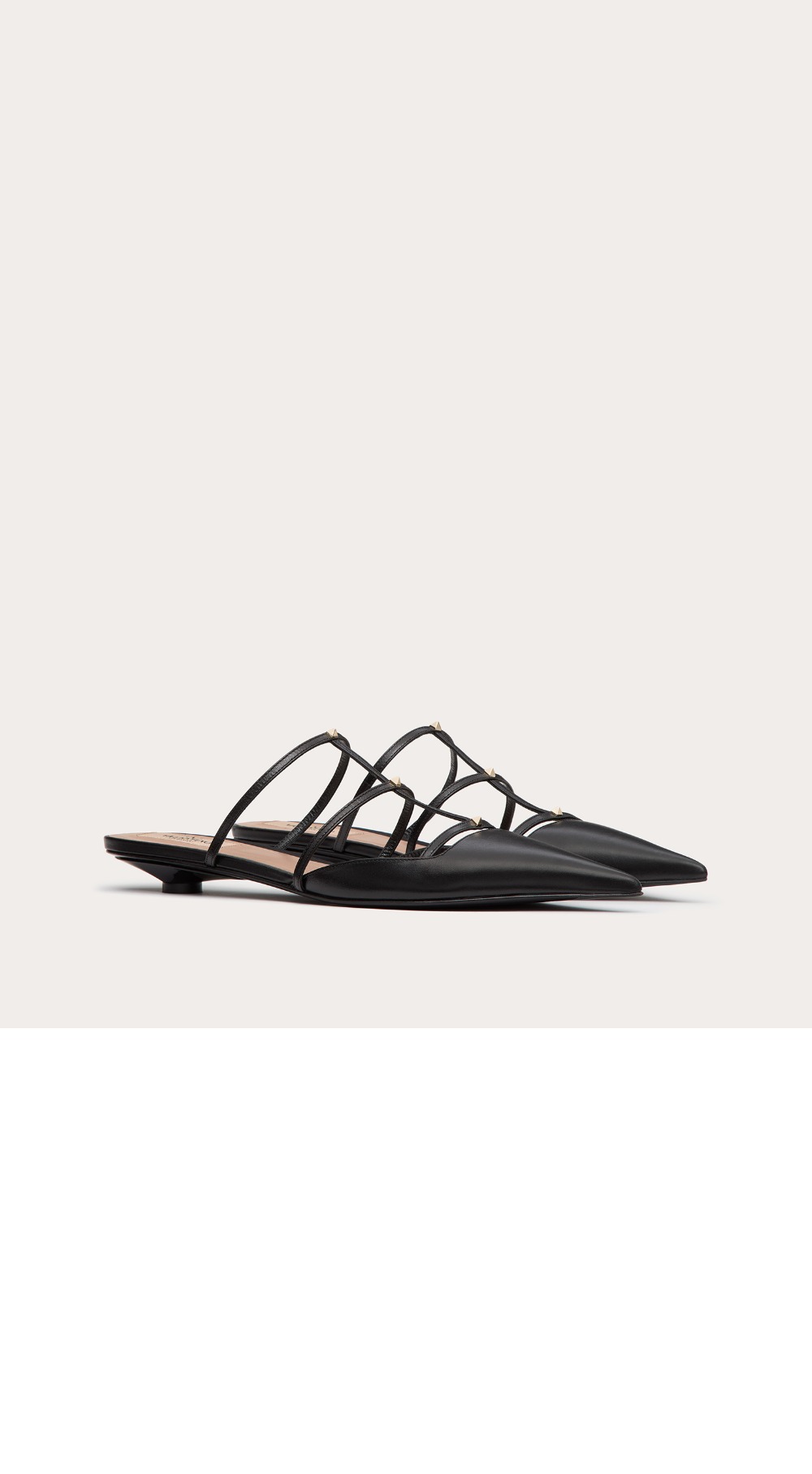 미러급레플리카사이트 | 명품레플리카 전문 쇼핑몰  | A퀄리티 - 락스터드 위스피 송아지 가죽 마이크로 힐 뮬 > 발렌티노