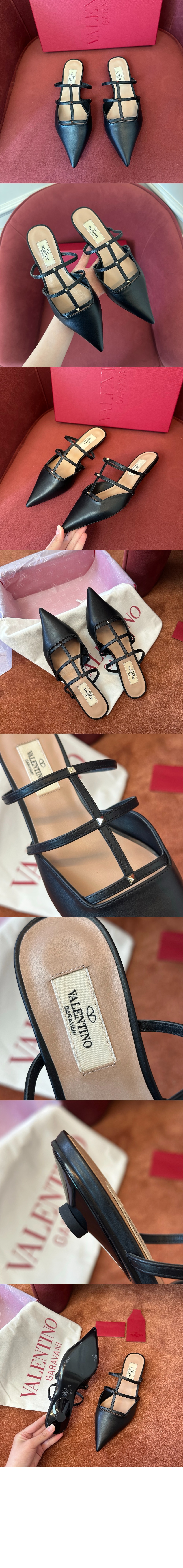 미러급레플리카사이트 | 명품레플리카 전문 쇼핑몰  | A퀄리티 - 락스터드 위스피 송아지 가죽 마이크로 힐 뮬 > 발렌티노