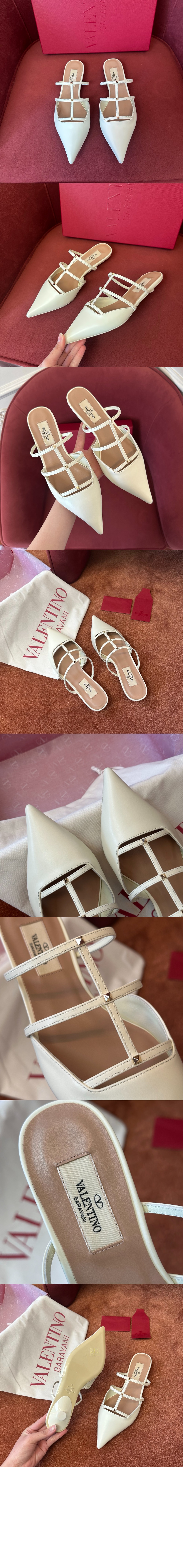 미러급레플리카사이트 | 명품레플리카 전문 쇼핑몰  | A퀄리티 - 락스터드 위스피 송아지 가죽 마이크로 힐 뮬 > 발렌티노