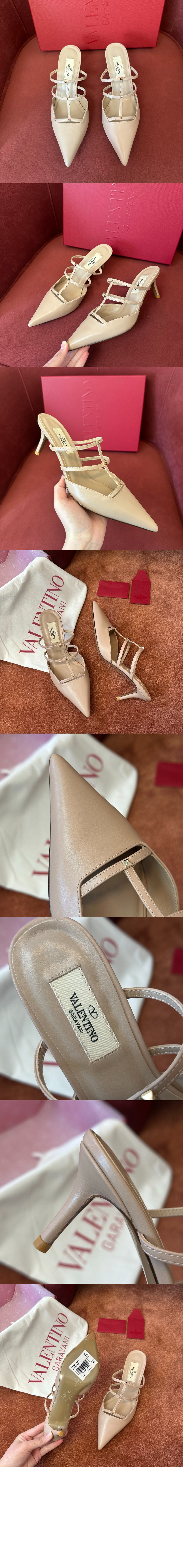 미러급레플리카사이트 | 명품레플리카 전문 쇼핑몰  | A퀄리티 - 락스터드 위스피 카프스킨 뮬 > 발렌티노