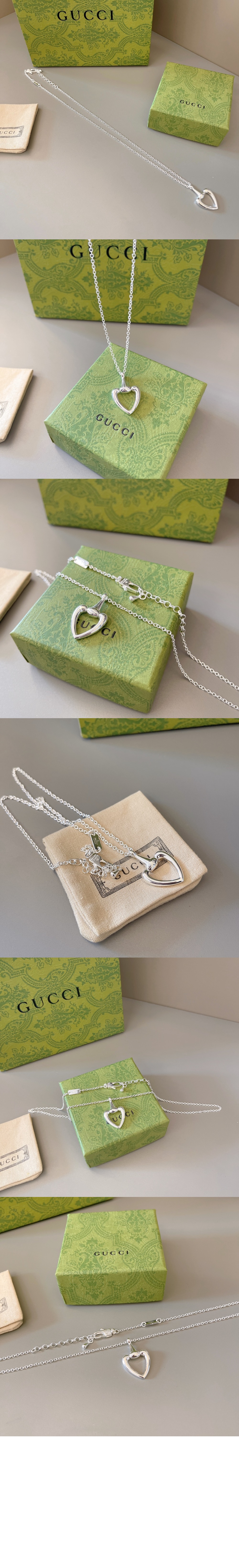 미러급레플리카사이트 | 명품레플리카 전문 쇼핑몰  | A퀄리티 - 하트 펜던트 목걸이 814785 &gt; 구찌