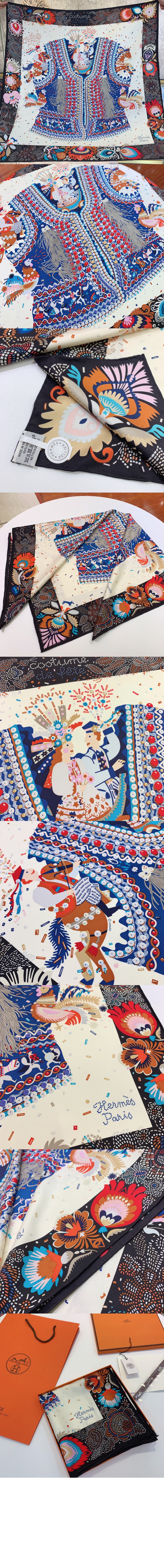 미러급레플리카사이트 | 명품레플리카 전문 쇼핑몰  | A퀄리티 - Costume de Fete 스카프  90 &gt; 에르메스