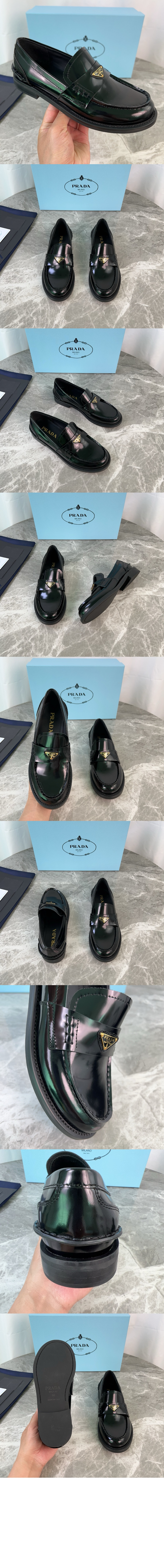 미러급레플리카사이트 | 명품레플리카 전문 쇼핑몰  | A퀄리티 - 브러쉬드 가죽 로퍼 1D813N &gt; 프라다