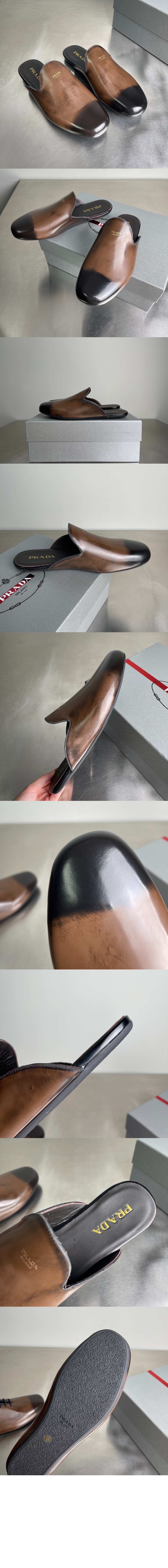 미러급레플리카사이트 | 명품레플리카 전문 쇼핑몰  | A퀄리티 - 브러쉬드 레더 뮬 1S008O &gt; 프라다