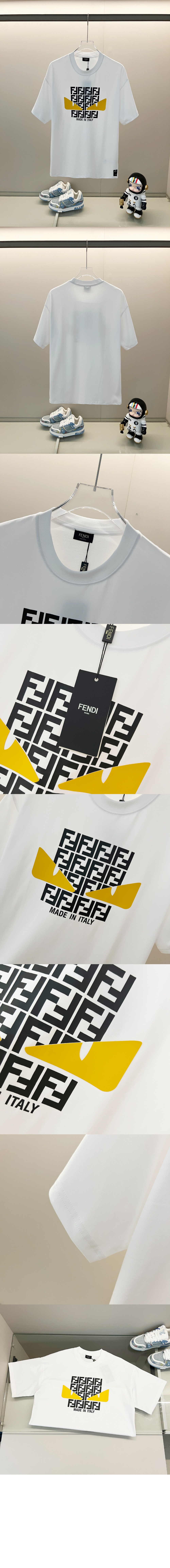 미러급레플리카사이트 | 명품레플리카 전문 쇼핑몰  | A퀄리티 - 몬스터 로고 프린트 반팔 &gt; 펜디