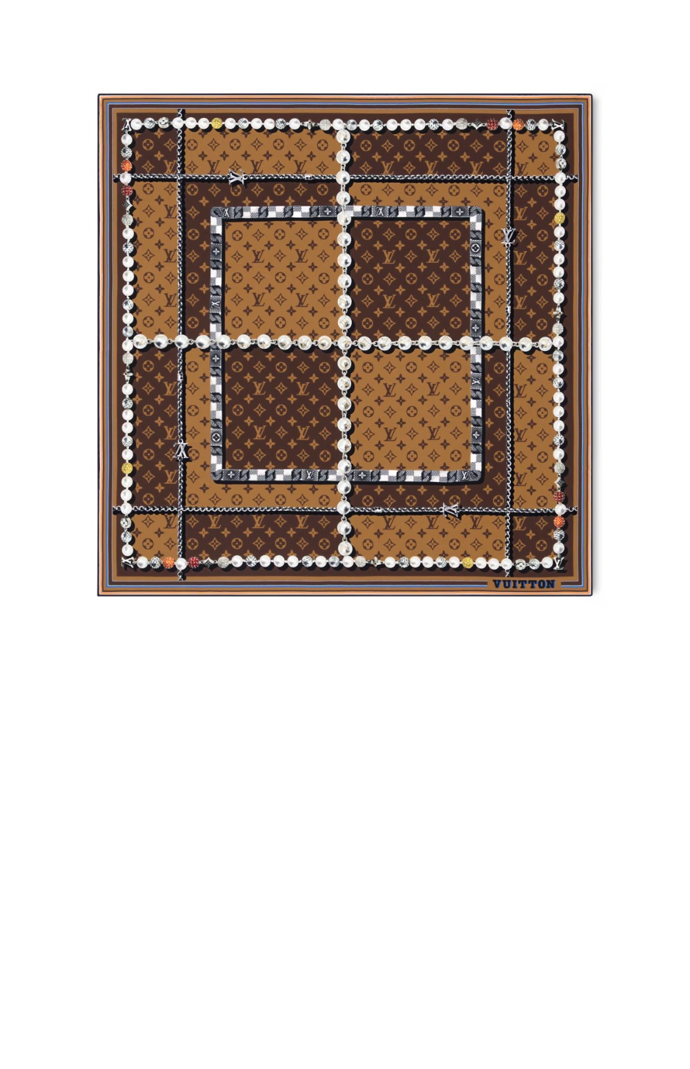 미러급레플리카사이트 | 명품레플리카 전문 쇼핑몰  | A퀄리티 - 댄디 모노그램 (Dandy Monogram) 실크 스퀘어 M94848 &gt; 루이비통