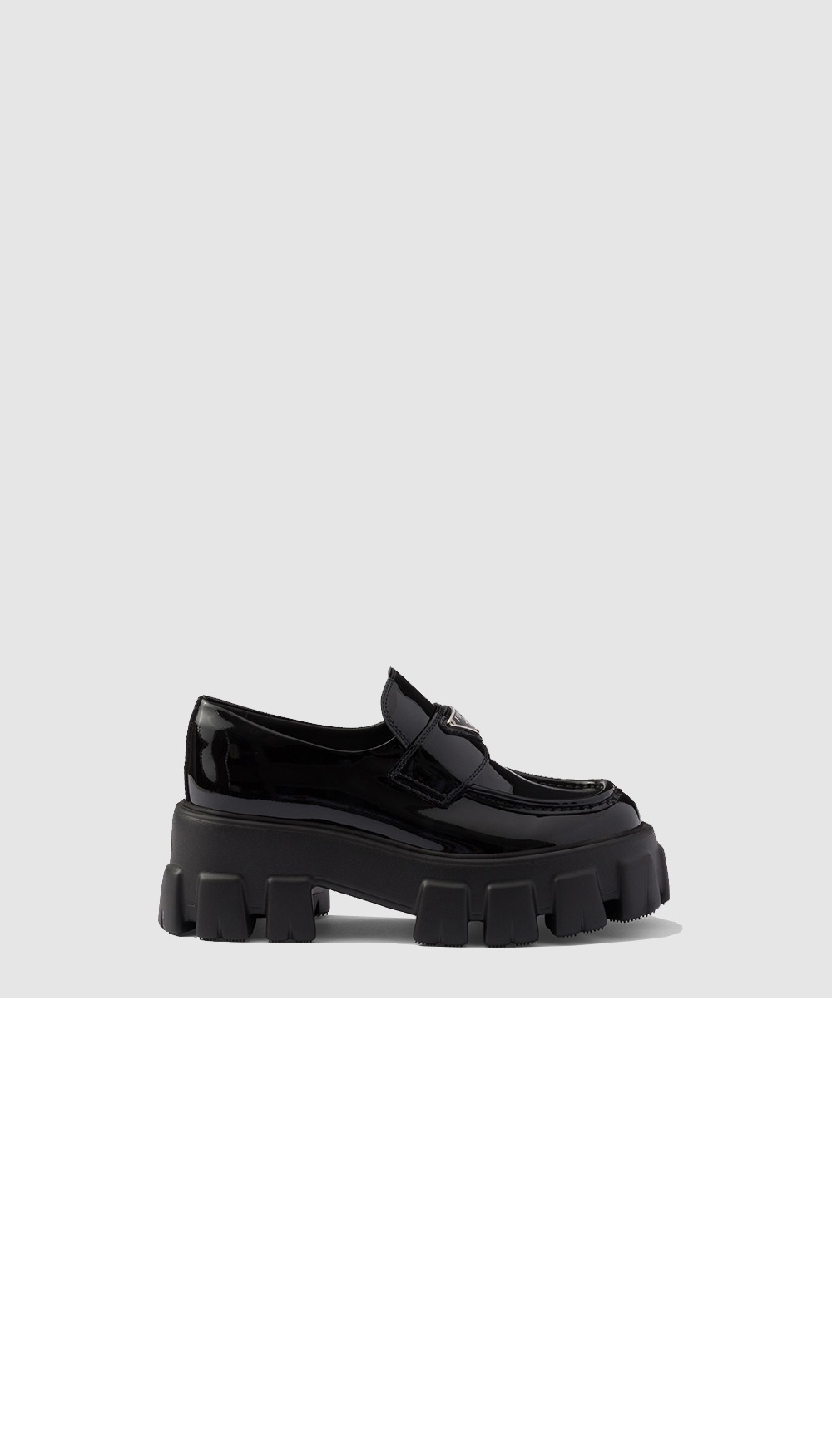 미러급레플리카사이트 | 명품레플리카 전문 쇼핑몰  | A퀄리티 - 모노리스 에나멜 가죽 레이스업 슈즈 1E255N &gt; 프라다