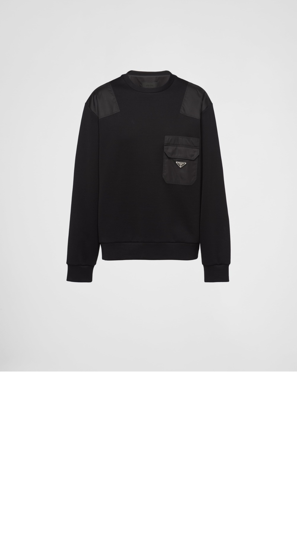 미러급레플리카사이트 | 명품레플리카 전문 쇼핑몰  | A퀄리티 - 리나일론 디테일 코튼 스웨트셔츠 &gt; 프라다