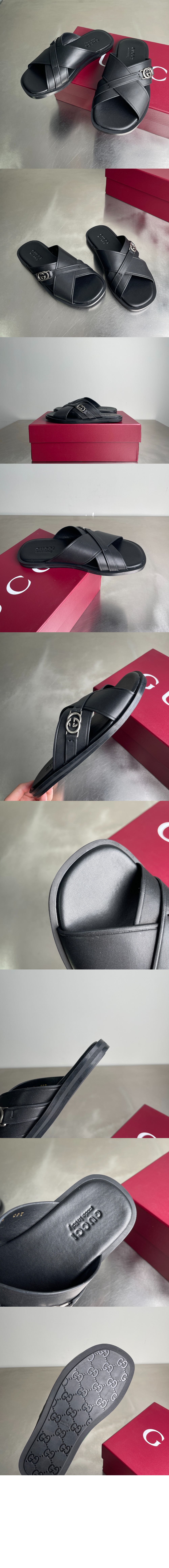 미러급레플리카사이트 | 명품레플리카 전문 쇼핑몰  | A퀄리티 - 인터로킹 G 슬라이드 샌들 831275 &gt; 구찌