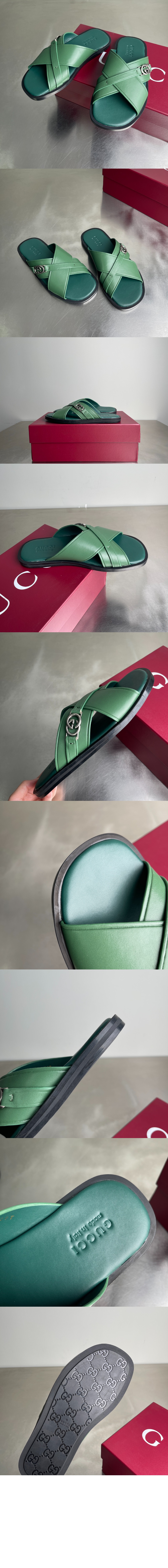 미러급레플리카사이트 | 명품레플리카 전문 쇼핑몰  | A퀄리티 - 인터로킹 G 슬라이드 샌들 831275 &gt; 구찌