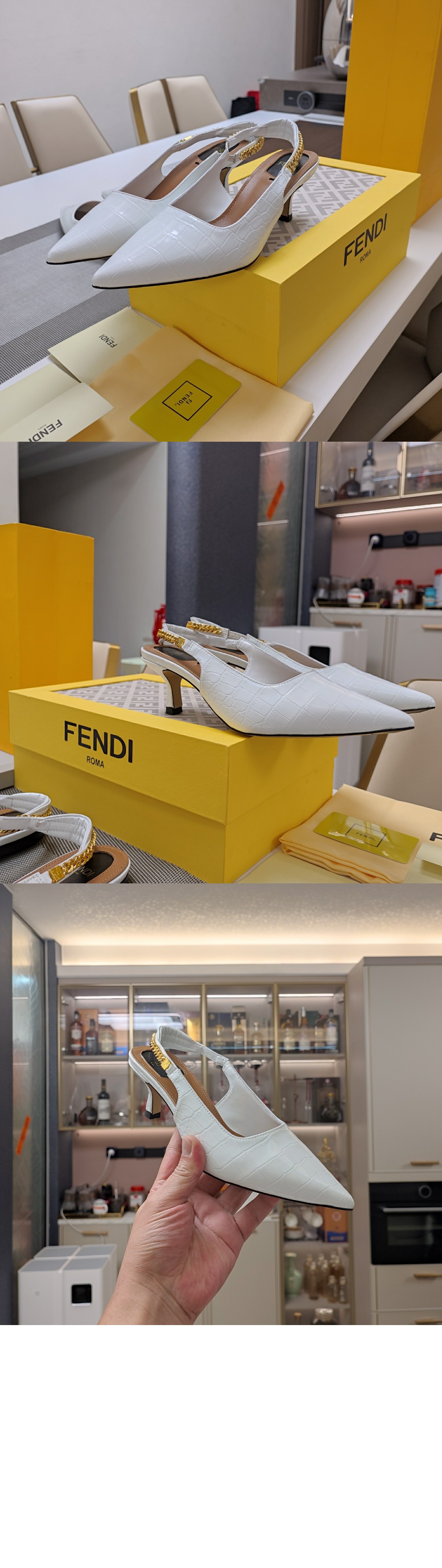 미러급레플리카사이트 | 명품레플리카 전문 쇼핑몰  | A퀄리티 - 가죽 미디움 힐 슬링백 8J8577 &gt; 펜디