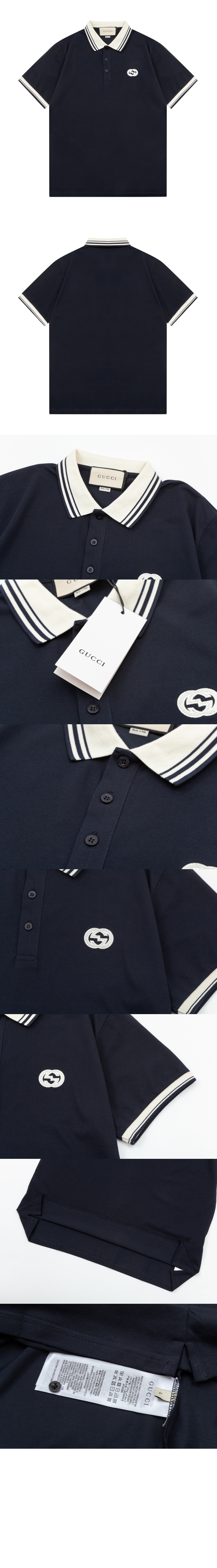 미러급레플리카사이트 | 명품레플리카 전문 쇼핑몰  | A퀄리티 - 인터로킹 G 코튼 폴로 셔츠 &gt; 구찌