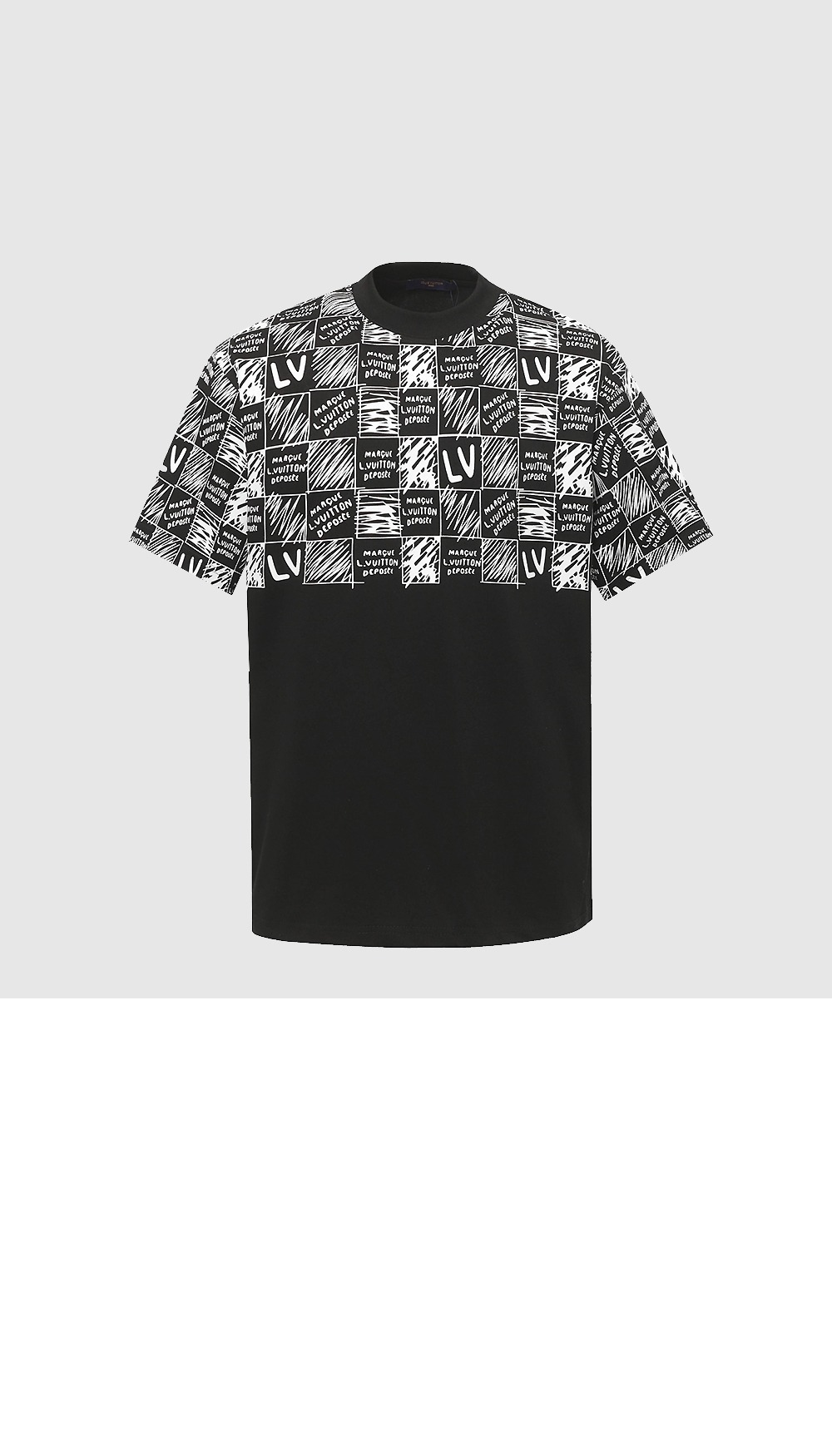 미러급레플리카사이트 | 명품레플리카 전문 쇼핑몰  | A퀄리티 - 드로잉 하프 체크 반팔티 &gt; 루이비통